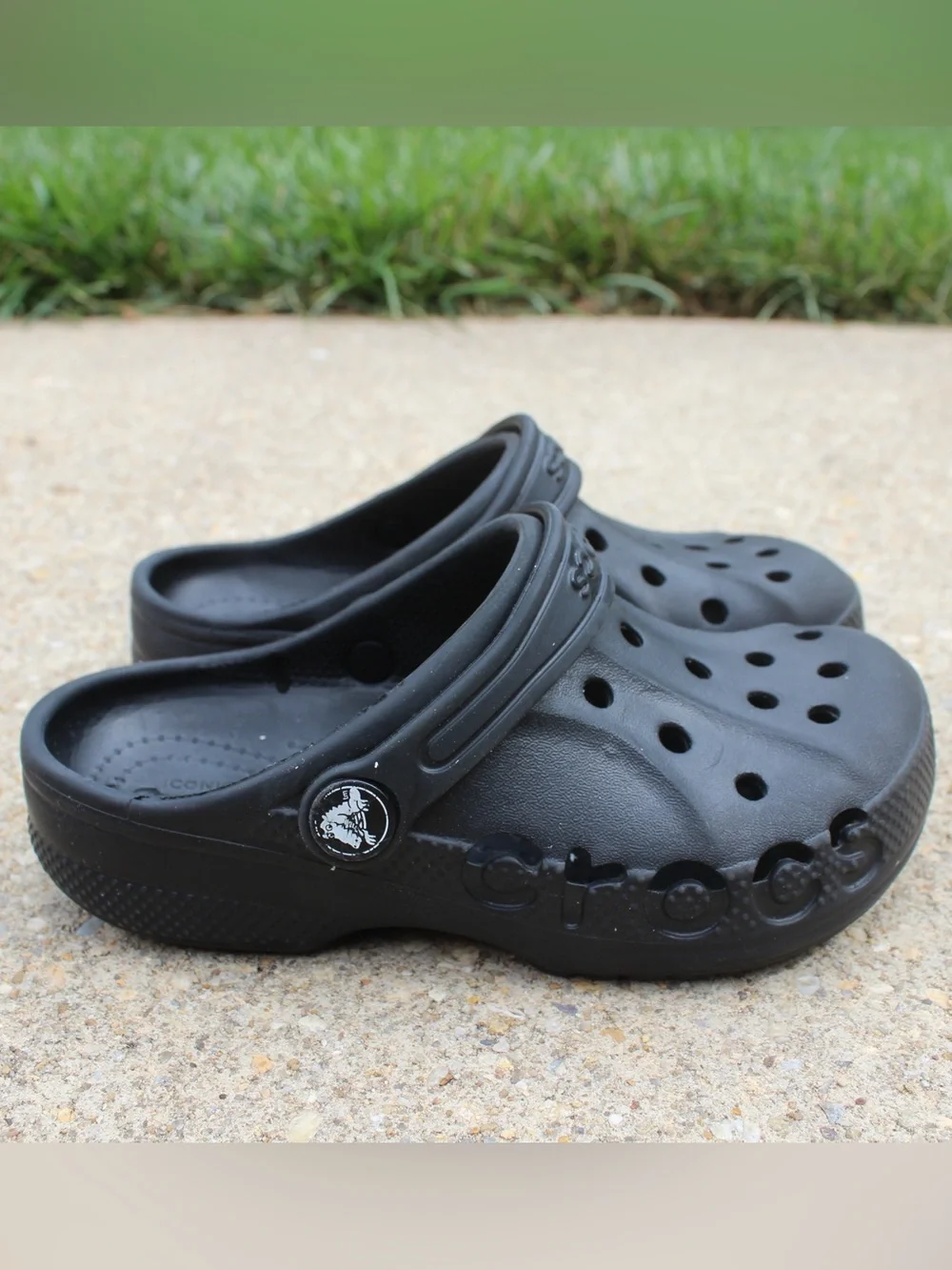 Crocs Kids' Black Baya Clogs Sz C 12